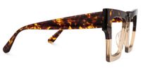 Eleora - Square Brown/Tortoise Eyeglasses | Vooglam 