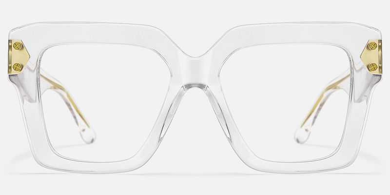 Azania - Square Crystal Eyeglasses