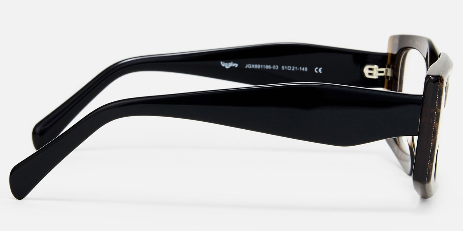 Tahlia - Geometric Tortoise Eyeglasses product detail 3
