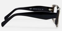 Tahlia - Geometric Tortoise Eyeglasses | Vooglam Side View