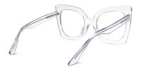 Eilonwy - Cat Eye Crystal Eyeglasses | Vooglam Side View