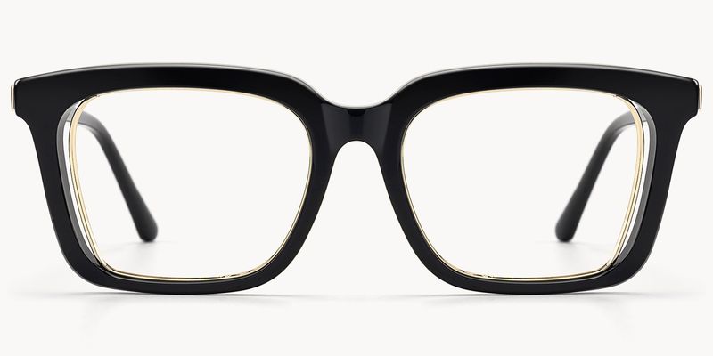 Chaparral - Rectangle Black Eyeglasses