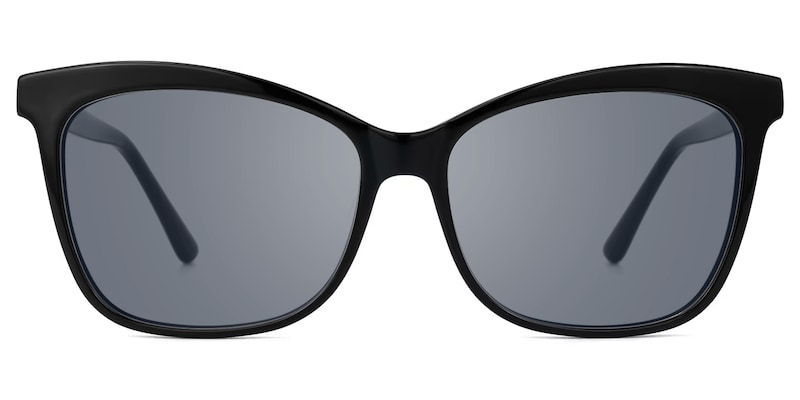 Alfven - Bold Black Sunglasses Butterfly Shaped