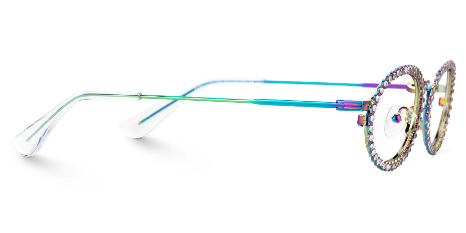 Fergie - Oval Multicolor Eyeglasses | Vooglam 4