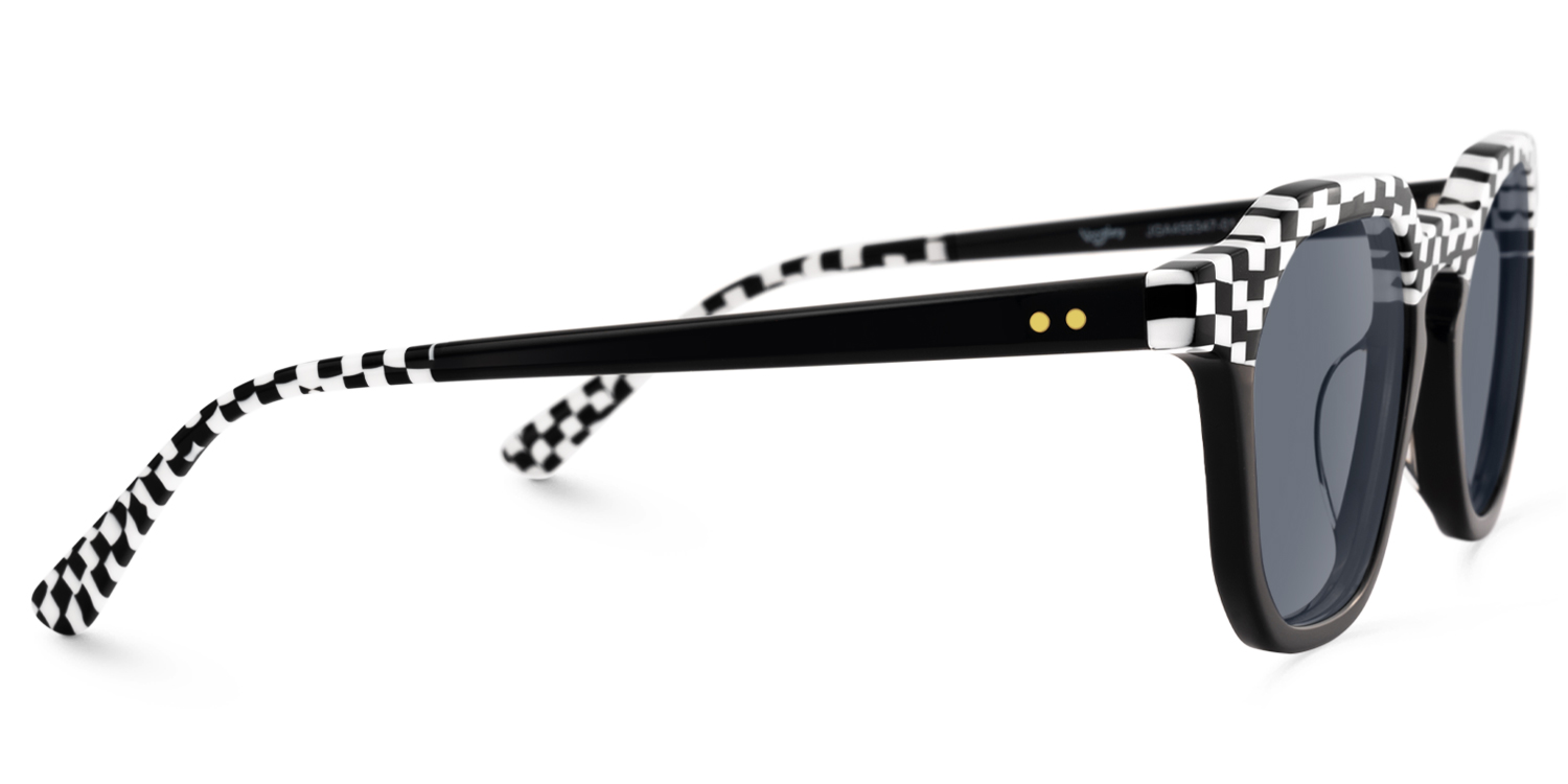 Mahsa - Geometric Pattern Sunglasses - 5