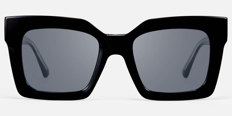 Pacheco - Rectangle Black Sunglasses