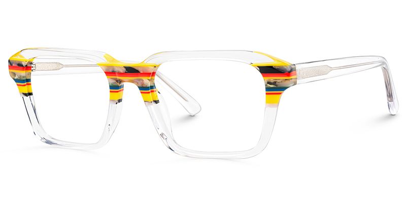 Nanda - Square Crystal Eyeglasses