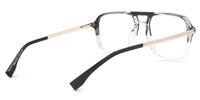 Fadri - Aviator Black/Crystal Eyeglasses - 3