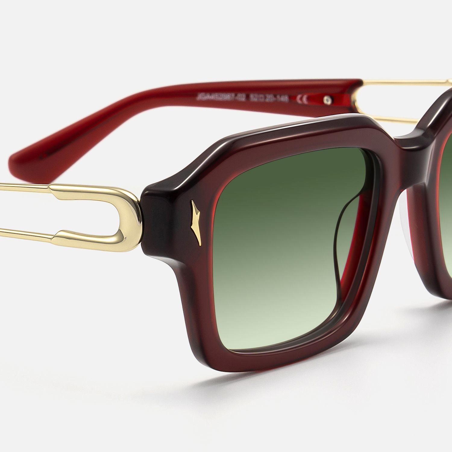 Blindspot - Square Red Sunglasses product detail 4