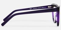 Pastora - Classic Retro Purple Cat Eye Glasses | Vooglam Side View