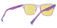 Polka - Square Purple Sunglasses - 3