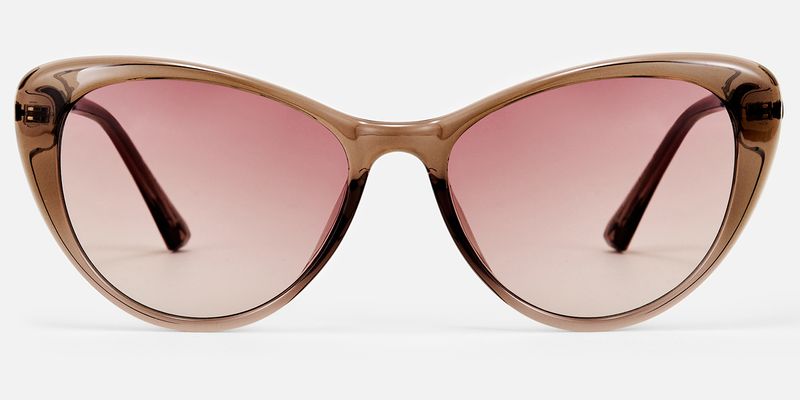 Kailano - Cat Eye Champagne Prescription Sunglasses