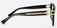 Warrior - Butterfly Black Eyeglasses | Vooglam Side View