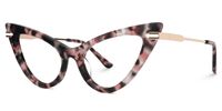 Fariat - Cat Eye Tortoise Eyeglasses | Vooglam Front View