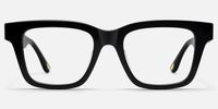 Legacy - Rectangle Black Eyeglasses | Vooglam Angle View
