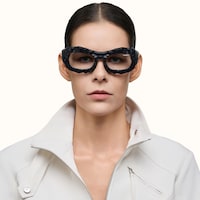 The Geologist - Geometric Black Eyeglasses - 5