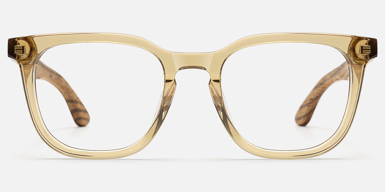 Lote - Square Champagne Eyeglasses product detail 2