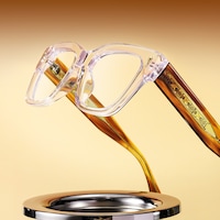 Asante - Square Transparent Eyeglasses - 1