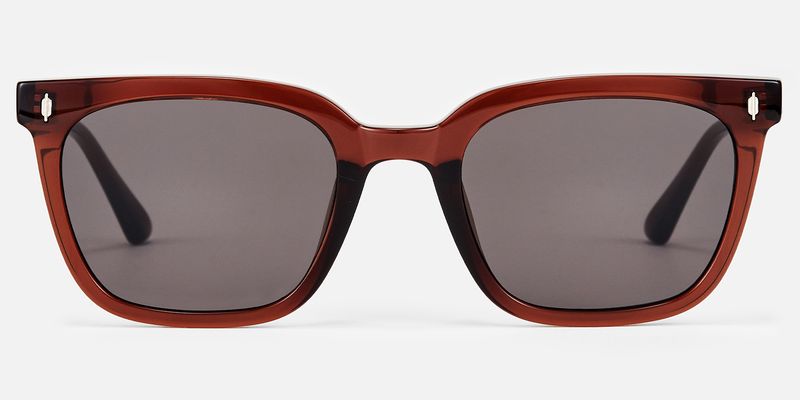 Cosmo - Rectangle Brown Sunglasses
