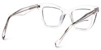 Sheldon - Geometric Crystal Eyeglasses | Vooglam Side View