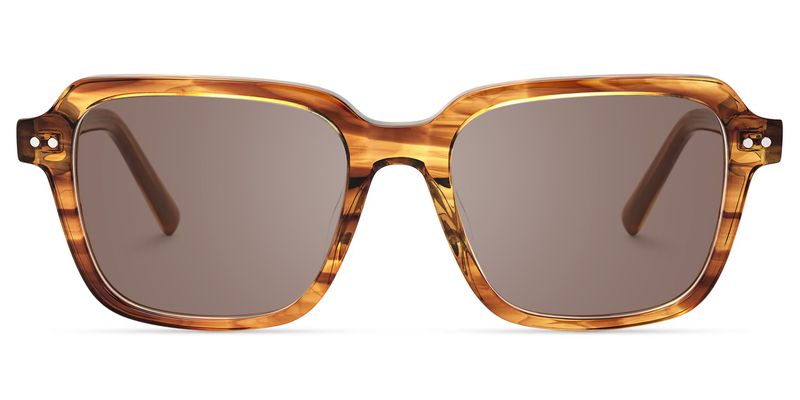 Jafaru - Rectangle Tortoise Sunglasses