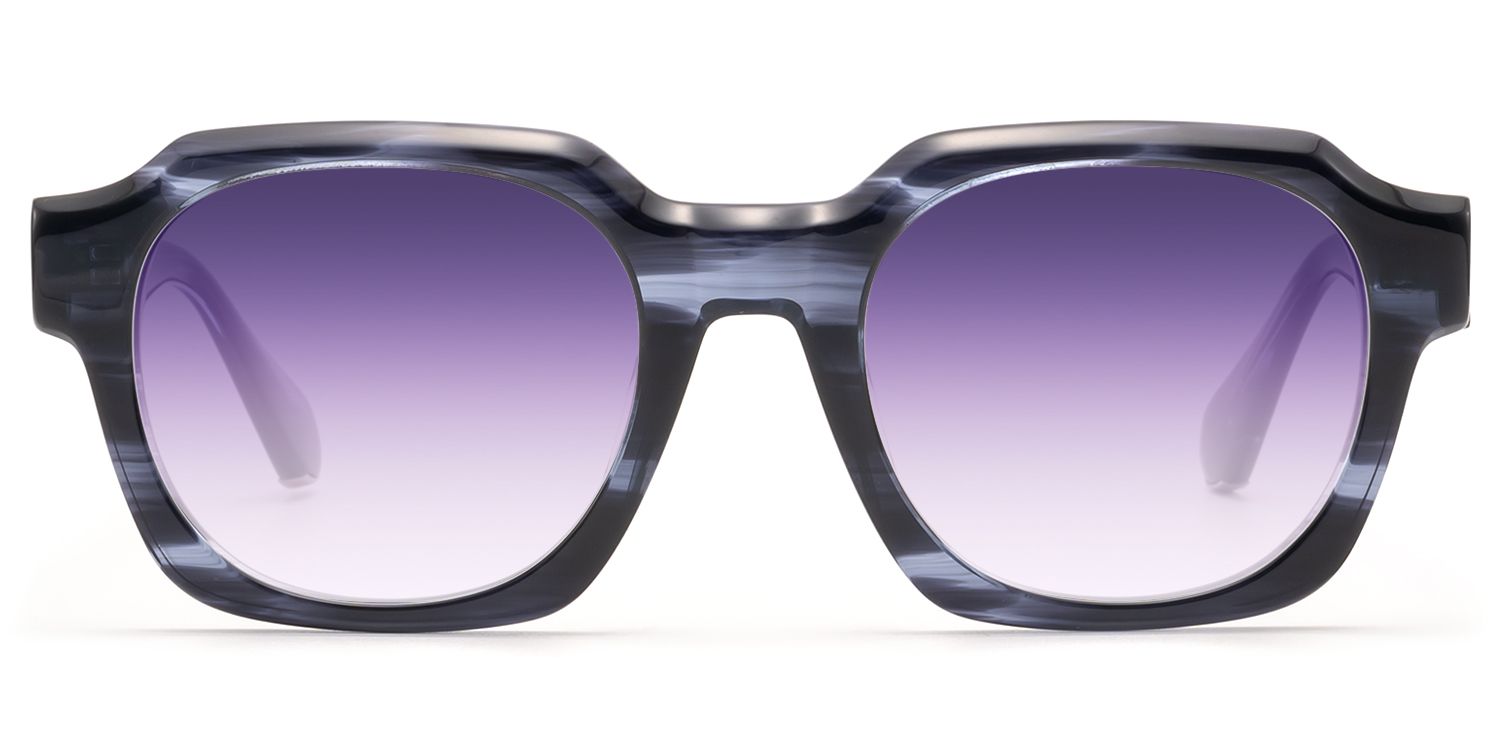 Frame Size of Vernon - Dark Blue Fluid Texture Gradient Shades | Vooglam
