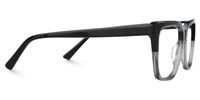 Elske - Rectangle Grey Eyeglasses | Vooglam