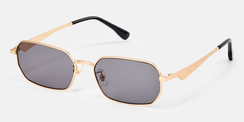 Aether - Geometric Gold Sunglasses