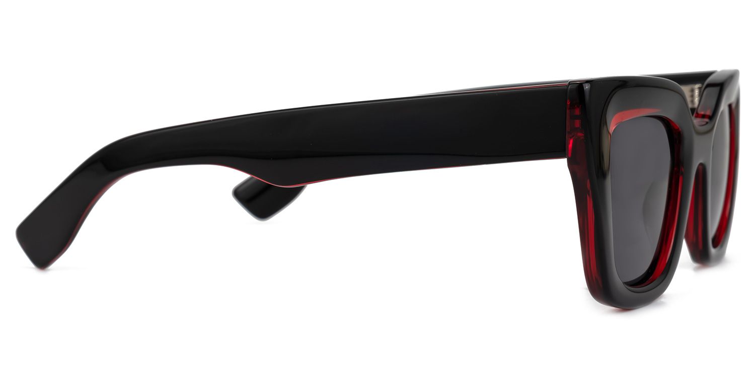 Delarosa - Cat Eye Red Sunglasses | Vooglam 4
