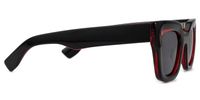 Delarosa - Cat Eye Red Sunglasses | Vooglam 