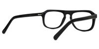 Efim - Aviator Black Eyeglasses | Vooglam Side View