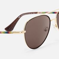 Joni - Aviator Two-tone Sunglasses | Vooglam Design Details