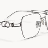 The Architect - Rectangle Black Eyeglasses - 4