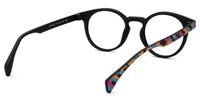 Minnie - Funky Artsy Multicolored Oval Eyeglasses | Vooglam Side View