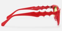 As If - Cat Eye Red Sunglasses | Vooglam Side View