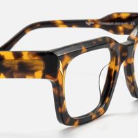 Mahola - Rectangle Tortoise Eyeglasses | Vooglam Design Details