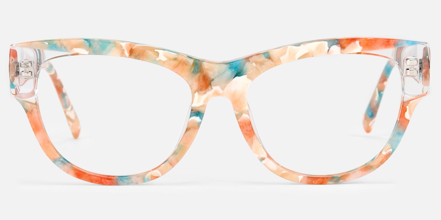Fusion - Cat Eye Floral Eyeglasses product detail 2