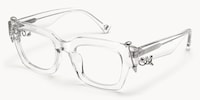 Sabrina - Rectangle Crystal Eyeglasses - 4