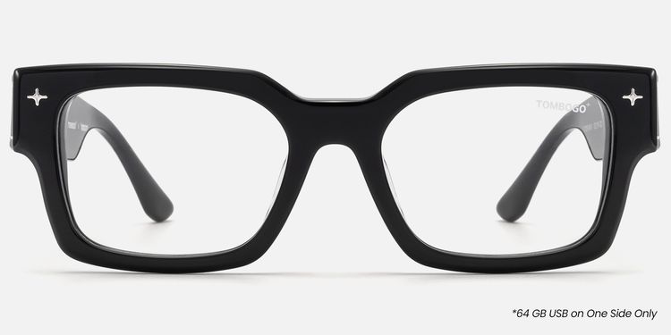 The Programmer - Chunky Black USB Glasses | Vooglam
