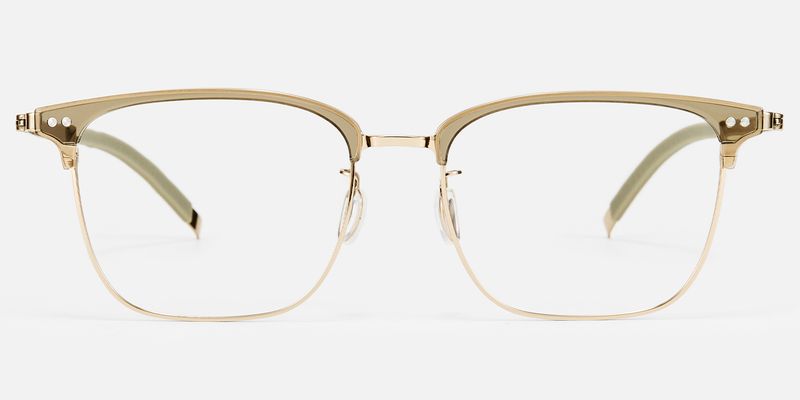 Chord - Rectangle Green Eyeglasses