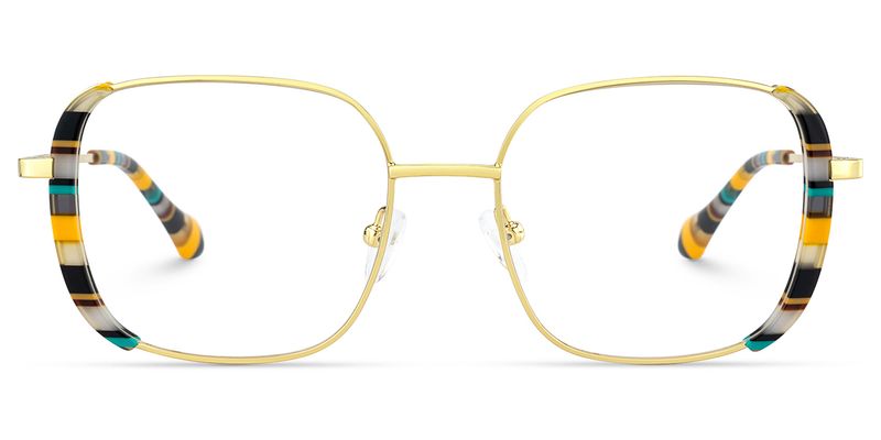 Milana - Square Black Eyeglasses