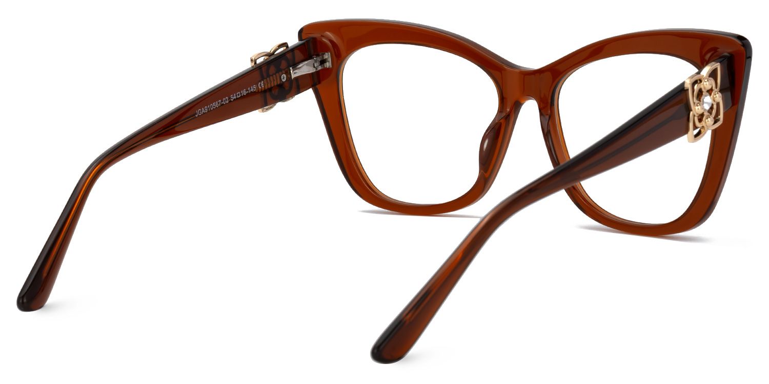 Haiku - Cat Eye Brown Eyeglasses product detail 3
