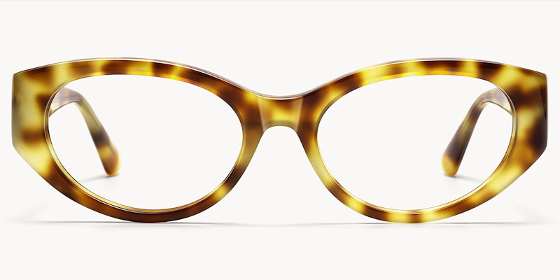 Drizzle - Oval Tortoise Eyeglasses