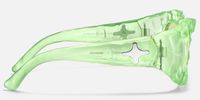 The Geologist - Geometric Green Sunglasses | Vooglam Side View