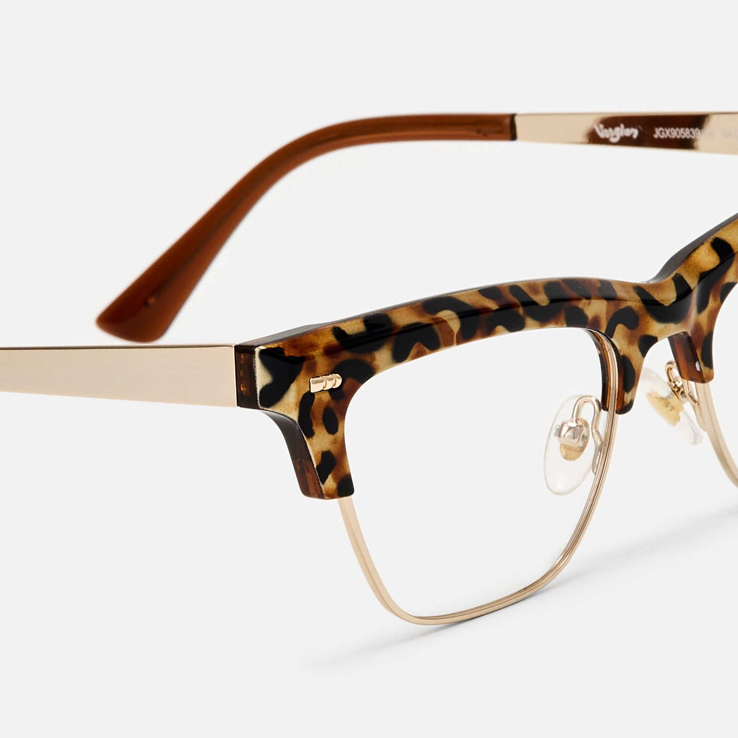Gabriella - Cat Eye Tortoise Eyeglasses | Vooglam