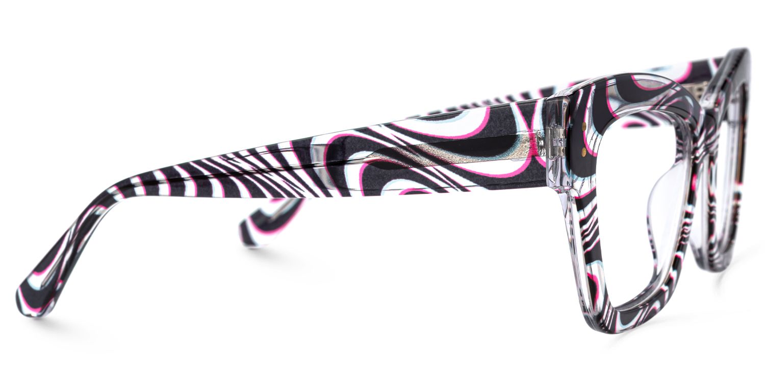 Vanna - Rectangle Animal Eyeglasses | Vooglam 4