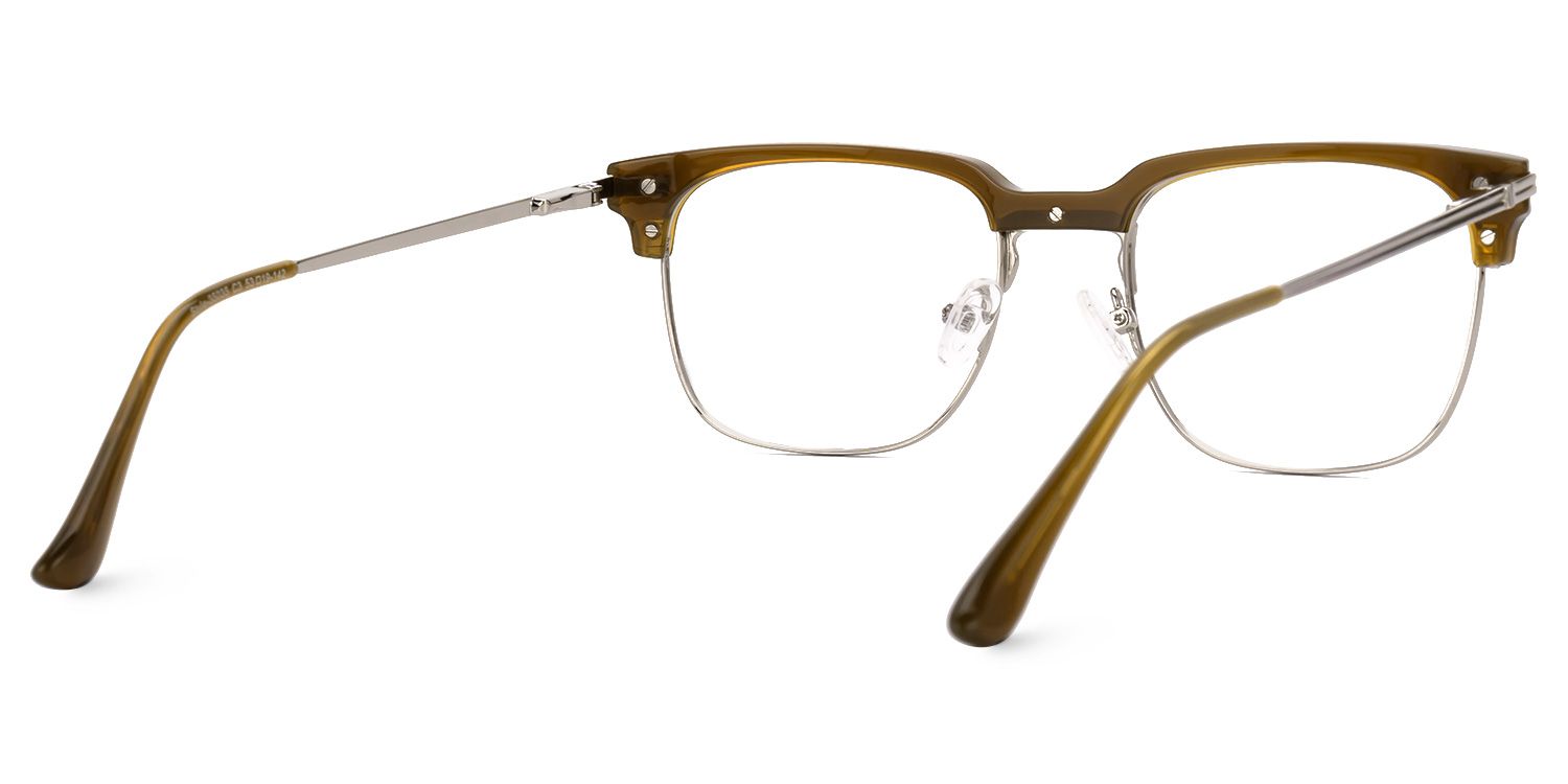 Fayruz - Browline Brown Eyeglasses product detail 3