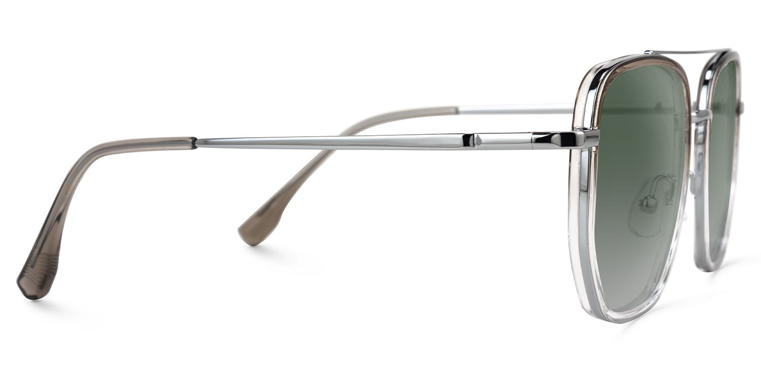 Eiko - Aviator Crystal Sunglasses | Vooglam 4