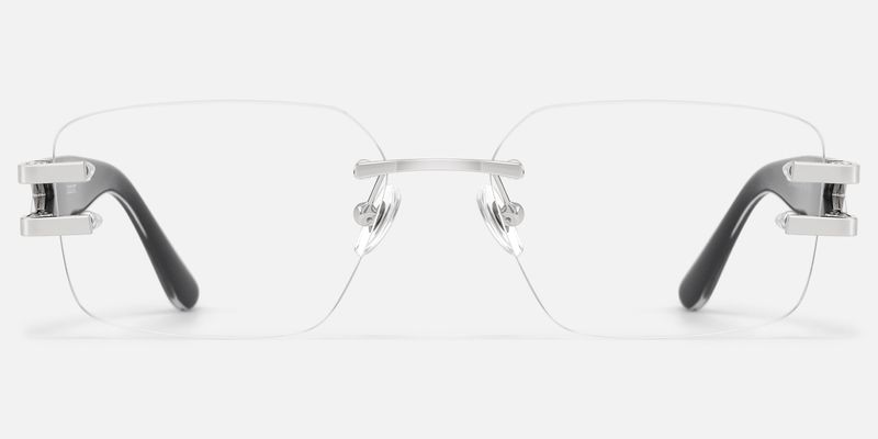 Aurum - Rectangle Black Eyeglasses