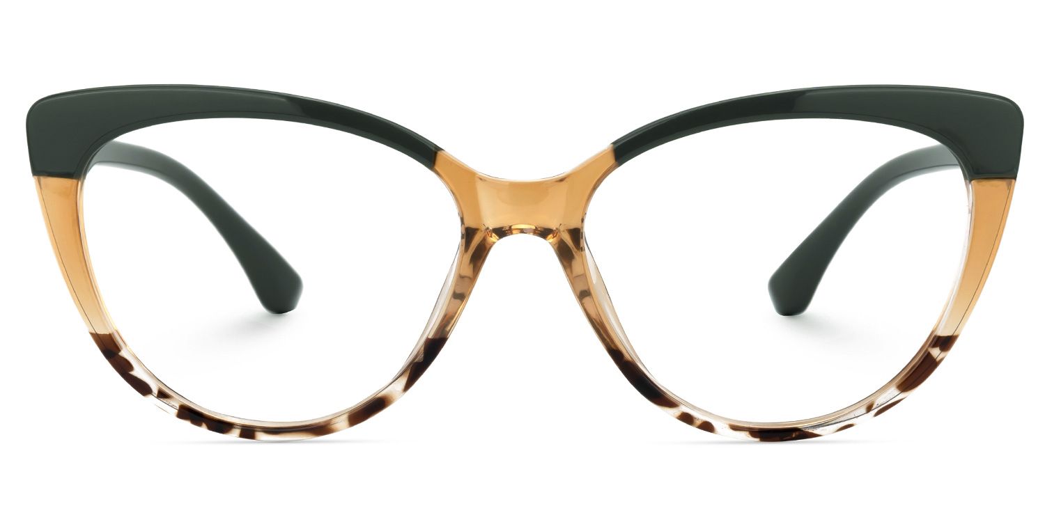 Callisto - Cat Eye Grey/Tortoise Eyeglasses Angle View